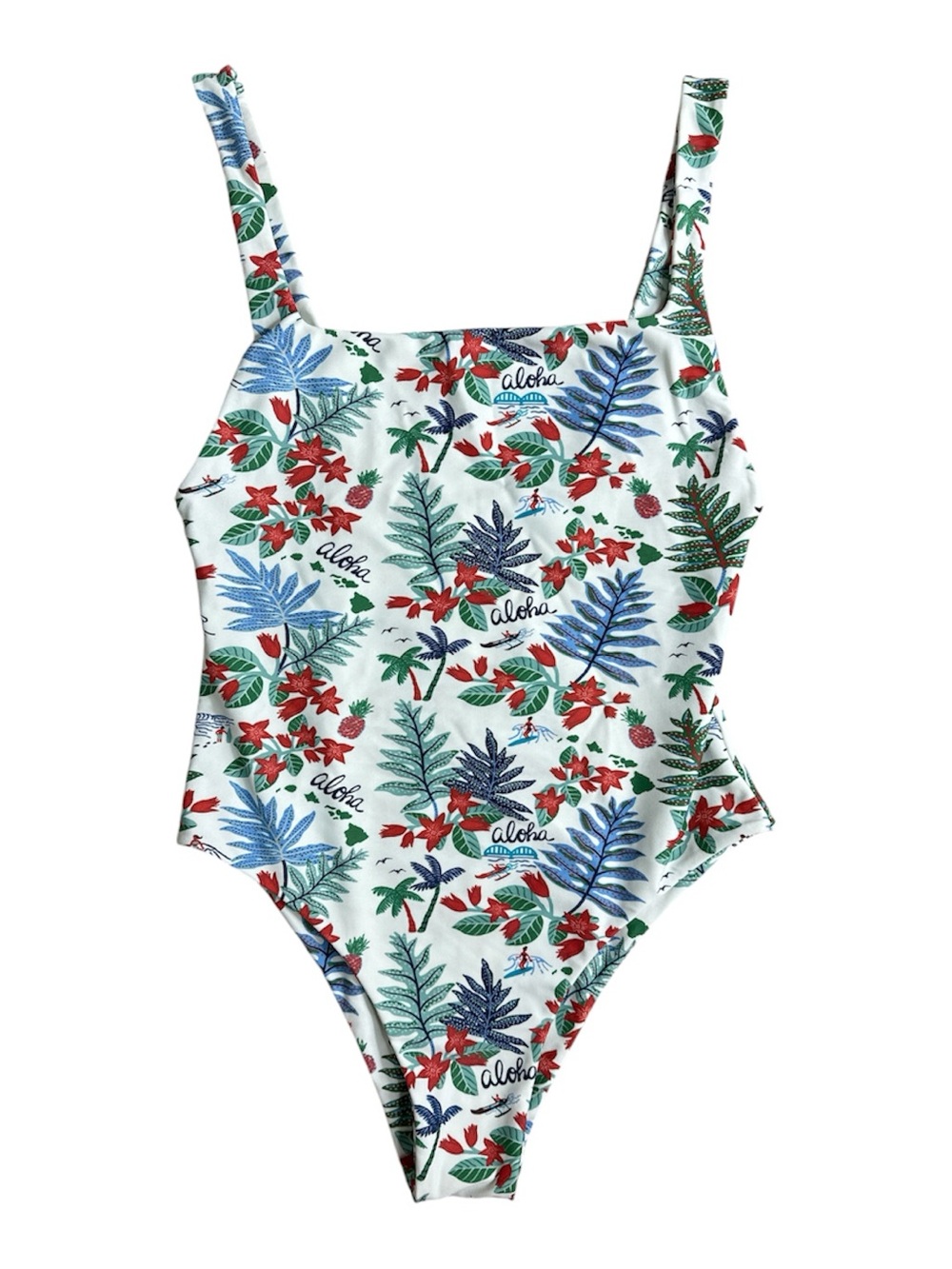 Benoa Tropical Floral One-Piece Swim Suit